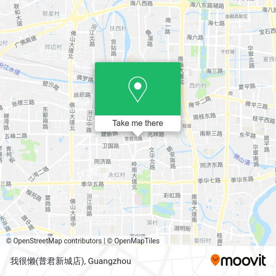 我很懒(普君新城店) map