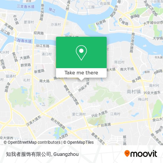 知我者服饰有限公司 map