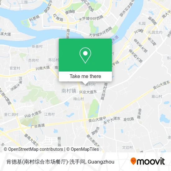 肯德基(南村综合市场餐厅)-洗手间 map