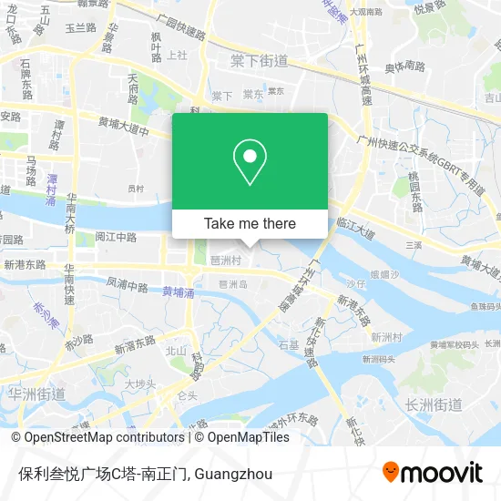 保利叁悦广场C塔-南正门 map