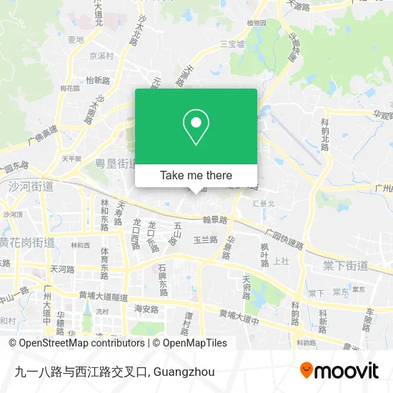 九一八路与西江路交叉口 map