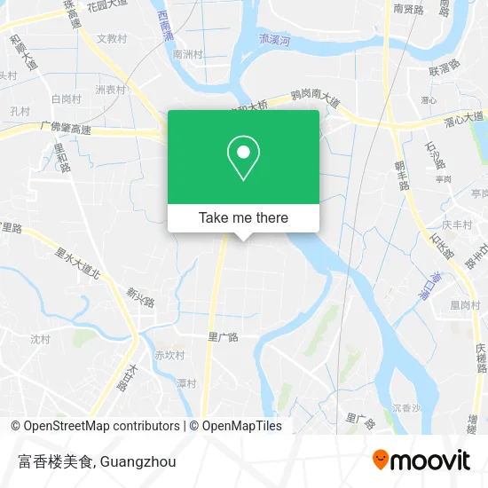 富香楼美食 map