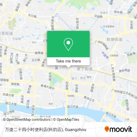 万捷二十四小时便利店(科韵店) map