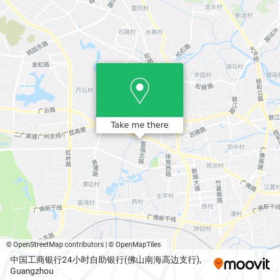 中国工商银行24小时自助银行(佛山南海高边支行) map