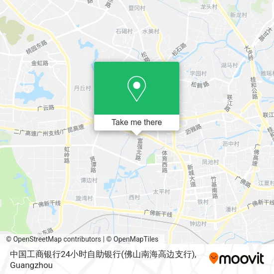 中国工商银行24小时自助银行(佛山南海高边支行) map