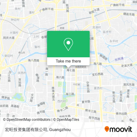 宏旺投资集团有限公司 map
