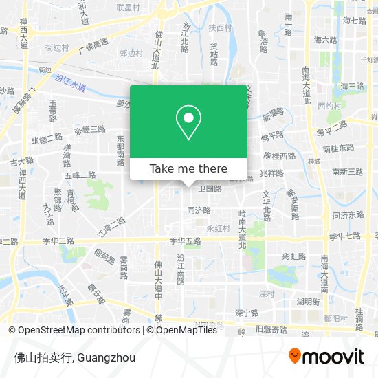 佛山拍卖行 map