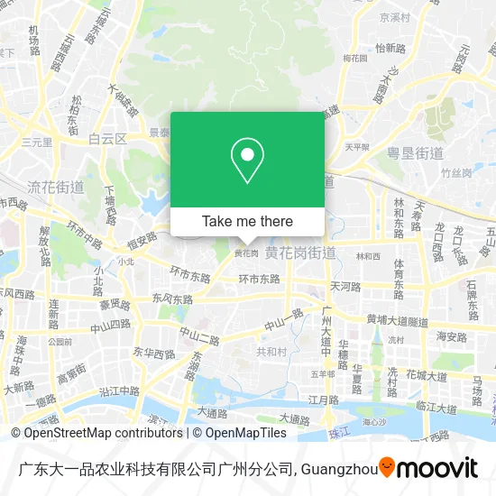 广东大一品农业科技有限公司广州分公司 map