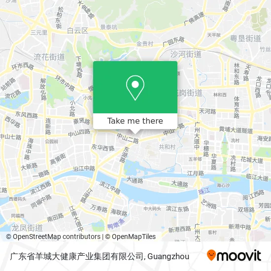 广东省羊城大健康产业集团有限公司 map