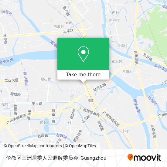 伦教区三洲居委人民调解委员会 map