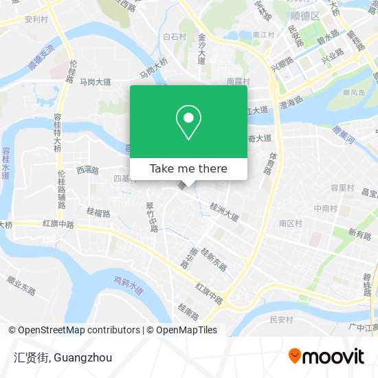 汇贤街 map