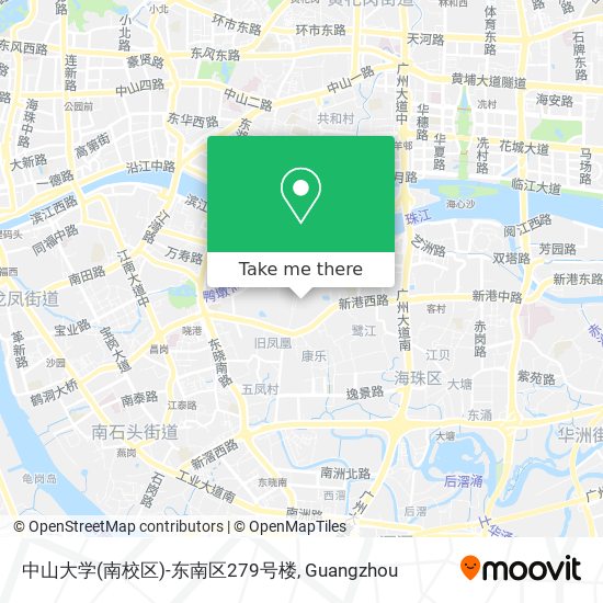 中山大学(南校区)-东南区279号楼 map