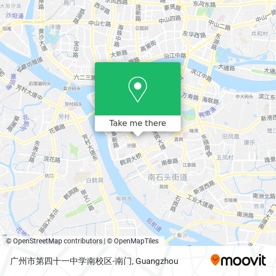 广州市第四十一中学南校区-南门 map