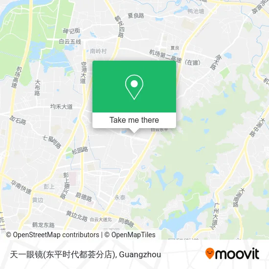 天一眼镜(东平时代都荟分店) map
