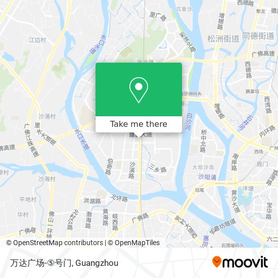 万达广场-⑤号门 map
