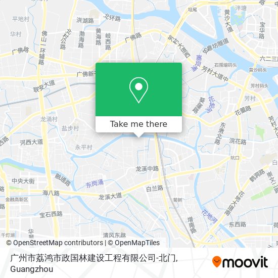 广州市荔鸿市政国林建设工程有限公司-北门 map