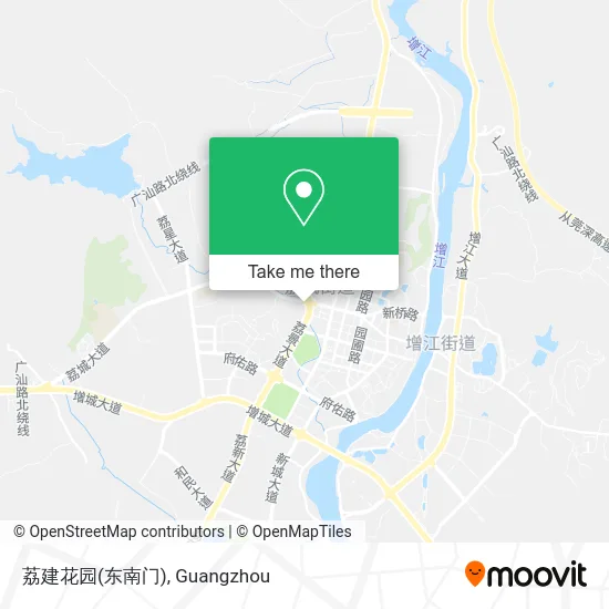 荔建花园(东南门) map