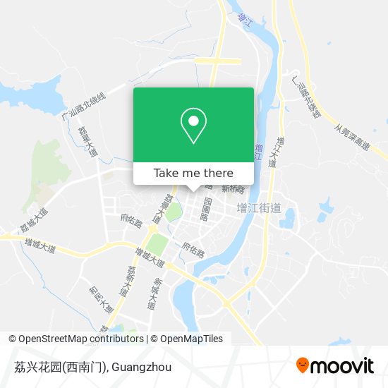 荔兴花园(西南门) map