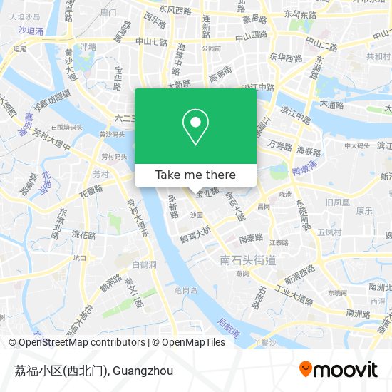 荔福小区(西北门) map