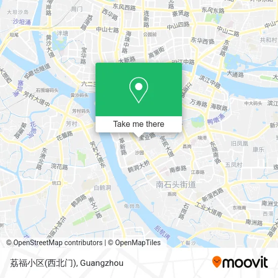 荔福小区(西北门) map
