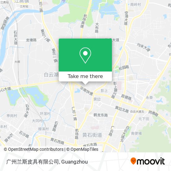 广州兰斯皮具有限公司 map