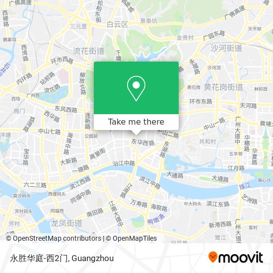 永胜华庭-西2门 map