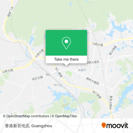 香港新百伦店 map