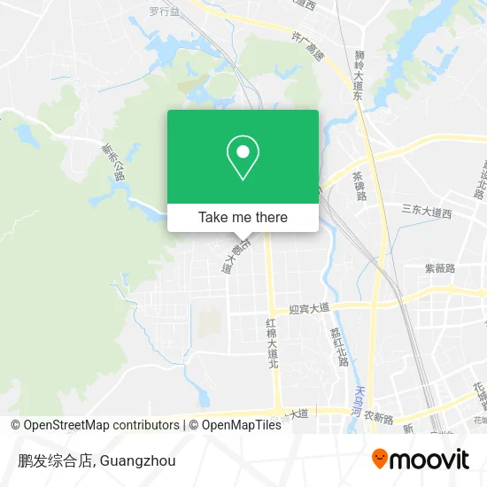 鹏发综合店 map