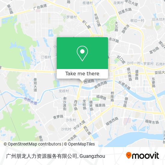 广州朋龙人力资源服务有限公司 map