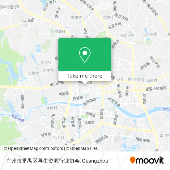 广州市番禺区再生资源行业协会 map