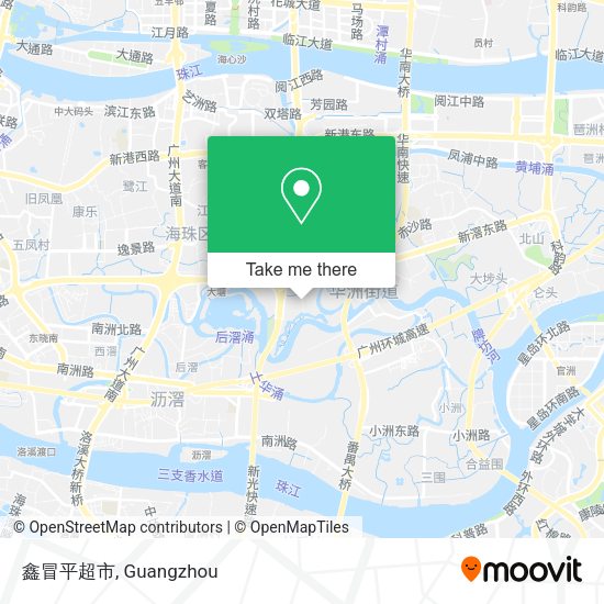 鑫冒平超市 map