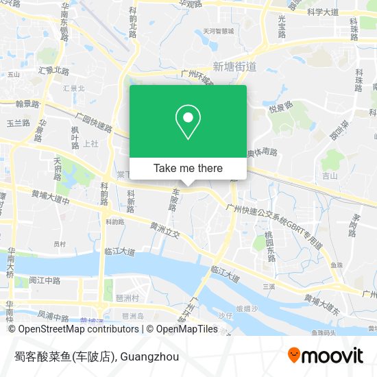 蜀客酸菜鱼(车陂店) map
