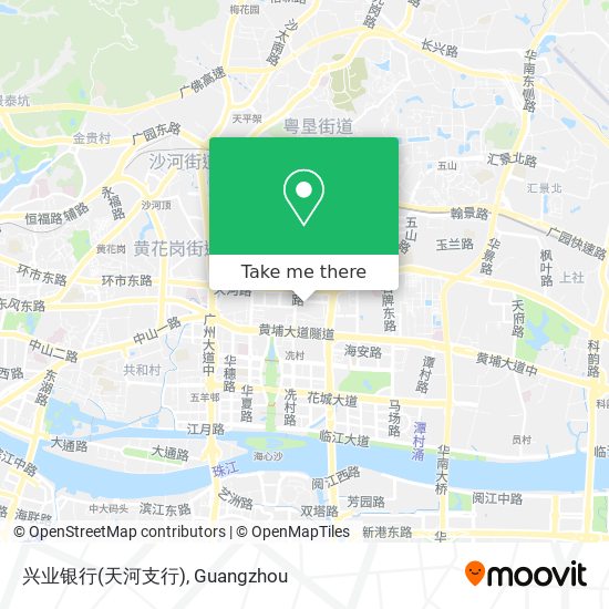 兴业银行(天河支行) map