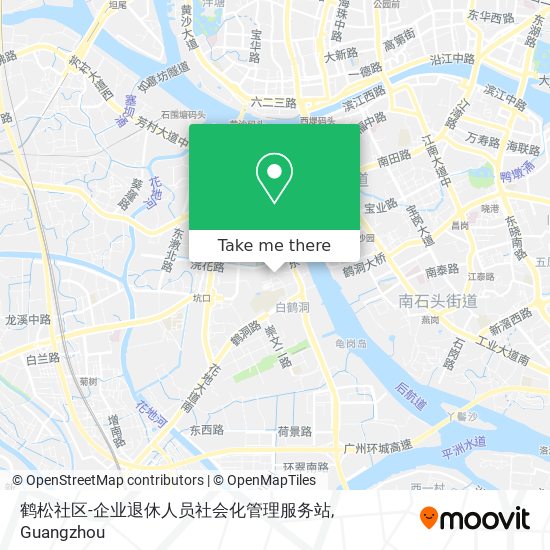 鹤松社区-企业退休人员社会化管理服务站 map