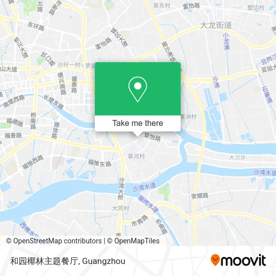 和园椰林主题餐厅 map