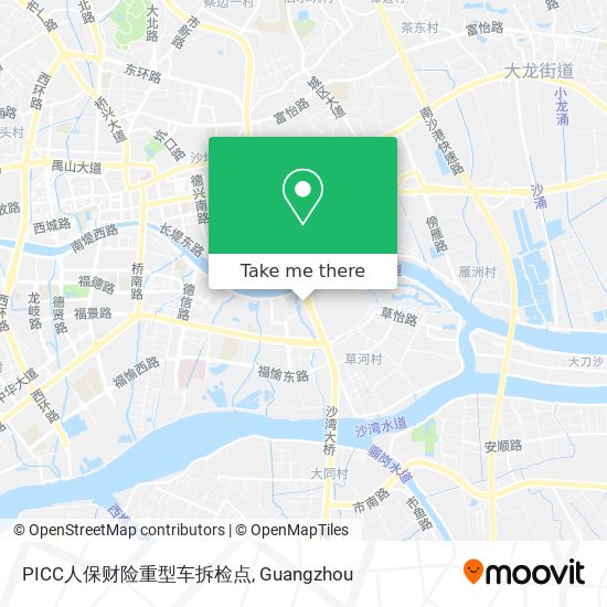 PICC人保财险重型车拆检点 map
