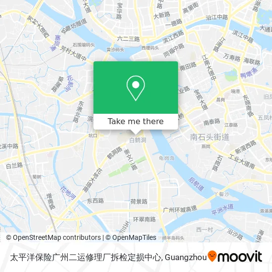 太平洋保险广州二运修理厂拆检定损中心 map