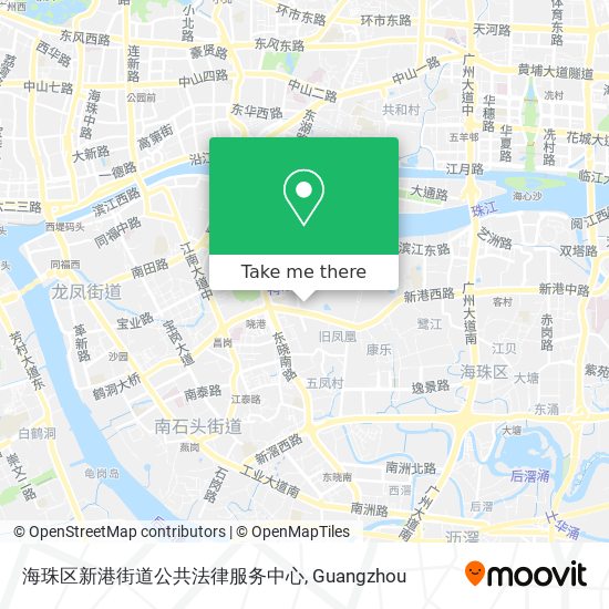 海珠区新港街道公共法律服务中心 map