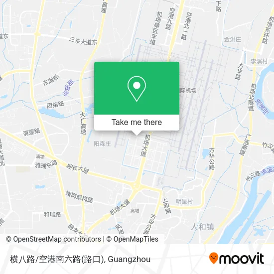 横八路/空港南六路(路口) map