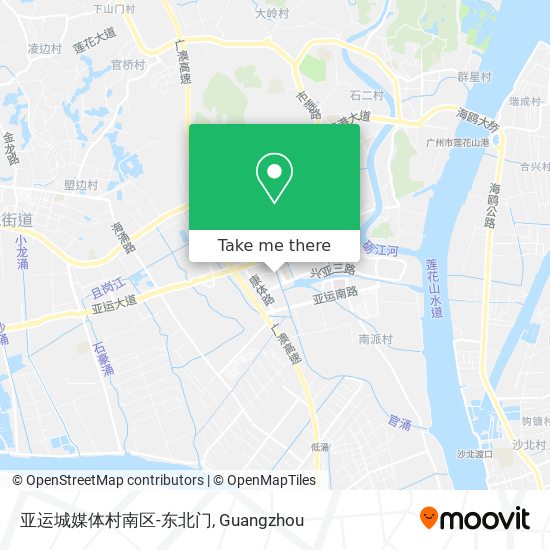 亚运城媒体村南区-东北门 map