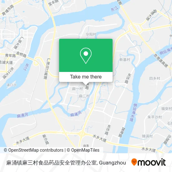 麻涌镇麻三村食品药品安全管理办公室 map