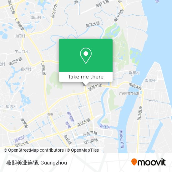 燕熙美业连锁 map