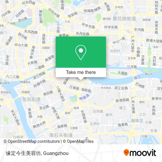 缘定今生美容坊 map