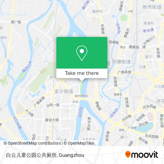 白云儿童公园公共厕所 map