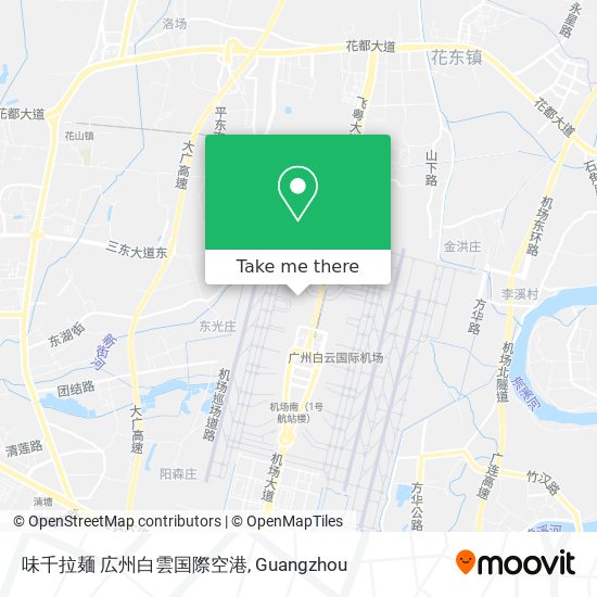 味千拉麺 広州白雲国際空港 map
