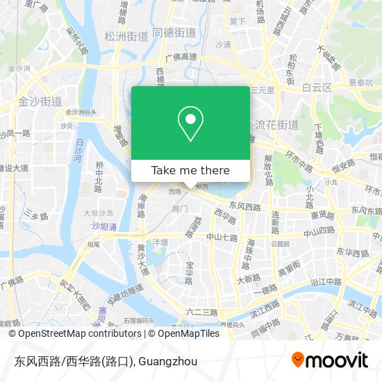 东风西路/西华路(路口) map