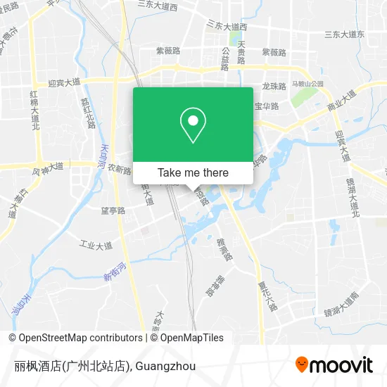 丽枫酒店(广州北站店) map