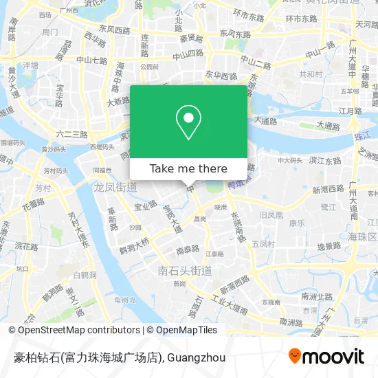 豪柏钻石(富力珠海城广场店) map