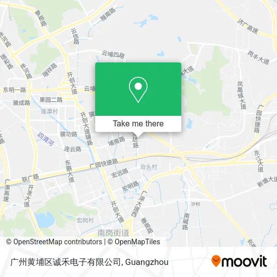 广州黄埔区诚禾电子有限公司 map