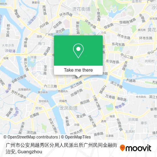 广州市公安局越秀区分局人民派出所广州民间金融街治安 map
